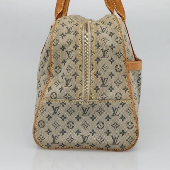 LOUIS VUITTON Monogram Mini Marie Hand Bag Blue M92003 LV Auth 119079 - Picture 4 of 16